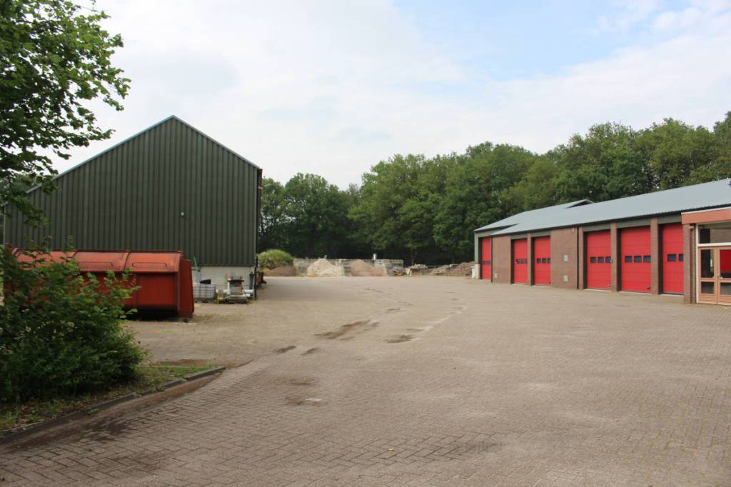 De lokatie van het kamp Lage Mierde, nu de gemeentewerf.