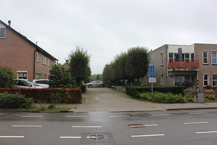 De locatie van woonoord Lingebrug is nu een woonerfje in Opheusden.