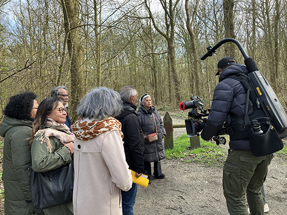 opnames in kamp Wyldemerck voor het tv programma Ramadan in Nederland
