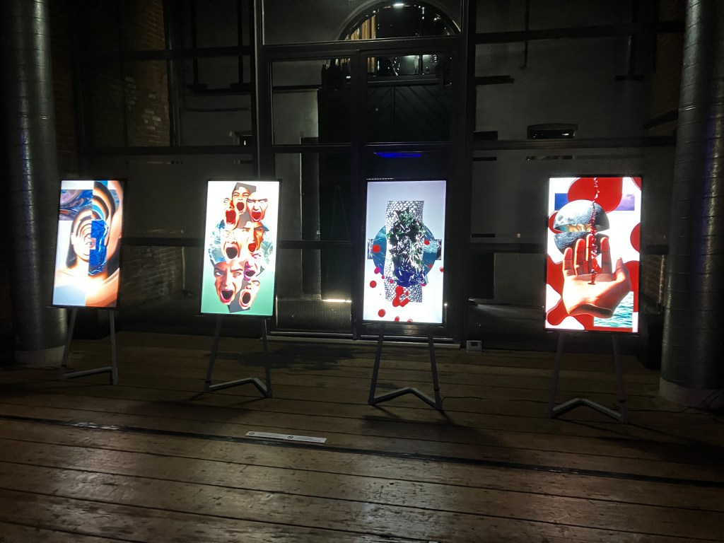 Detail video-installatie De Molukse echo van Yoram de Kock. Foto: marjolijn kok.